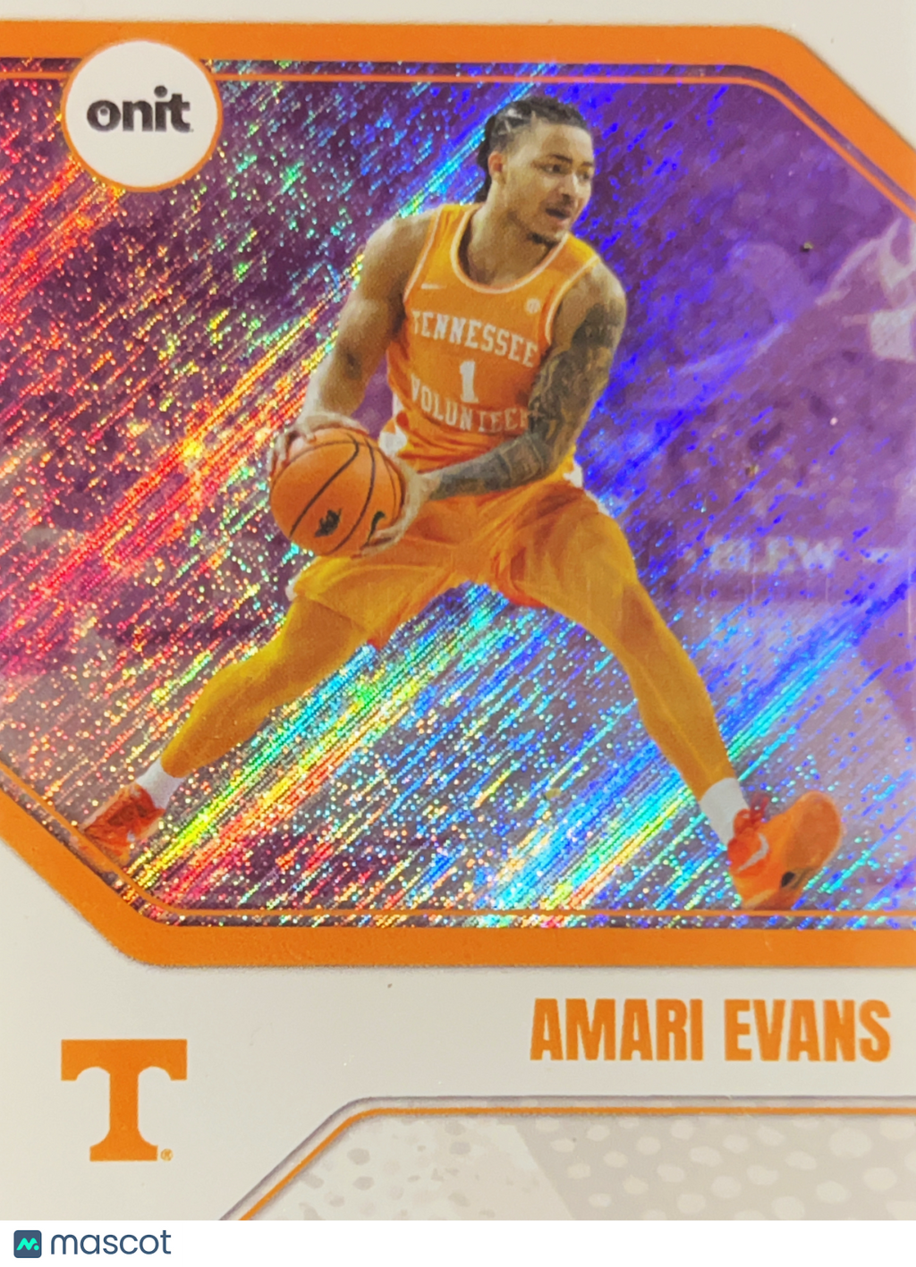 2025 ONIT Tennessee Volunteers Amari Evans #B-2 Orange Shimmer