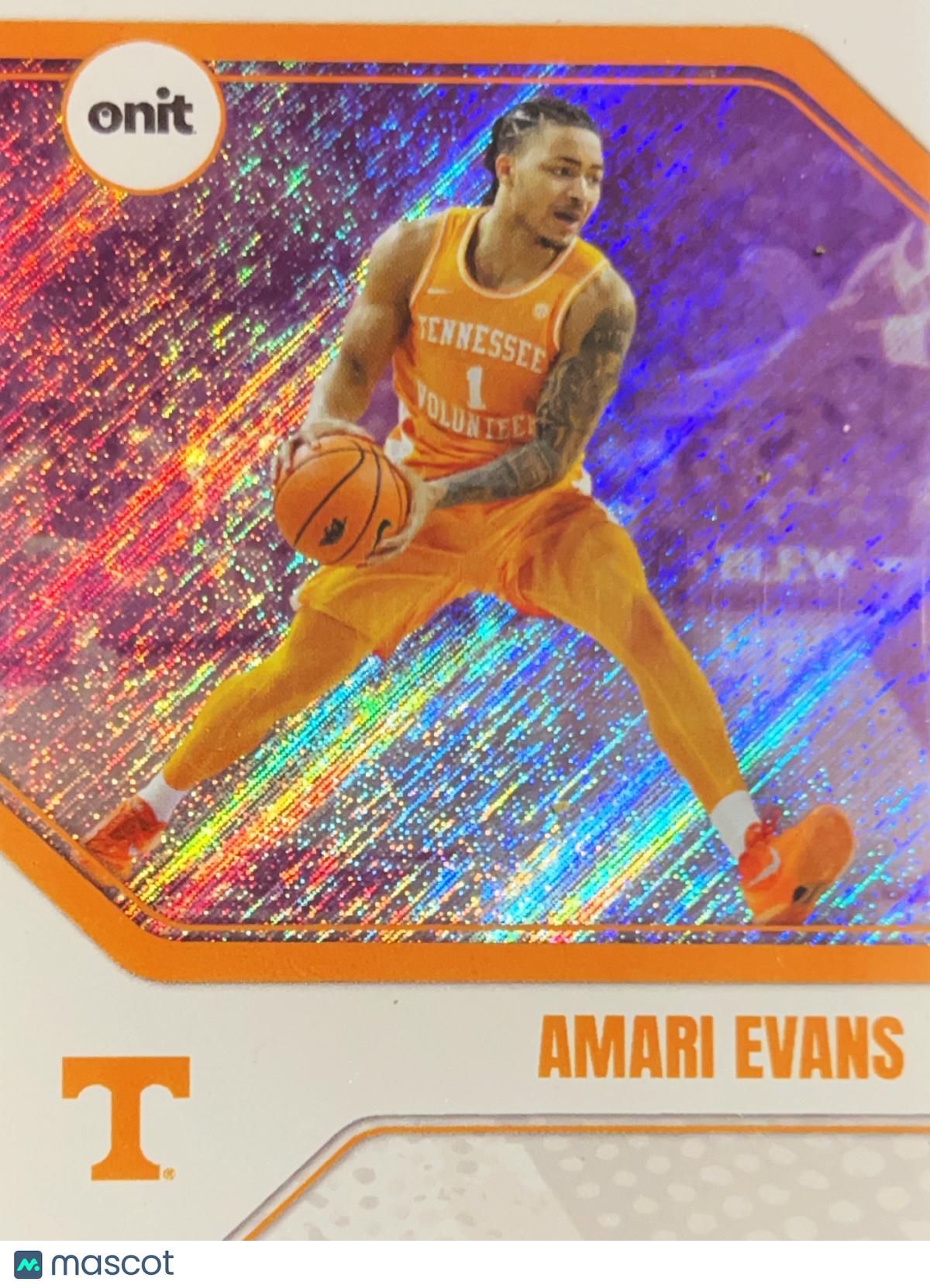 2025 ONIT Tennessee Volunteers Amari Evans #B-2 Orange Shimmer