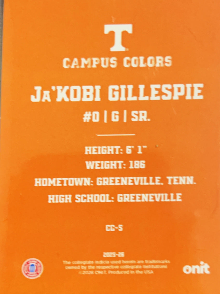 2025 ONIT Campus Colors Ja'Kobi Gillespie #CC-5
