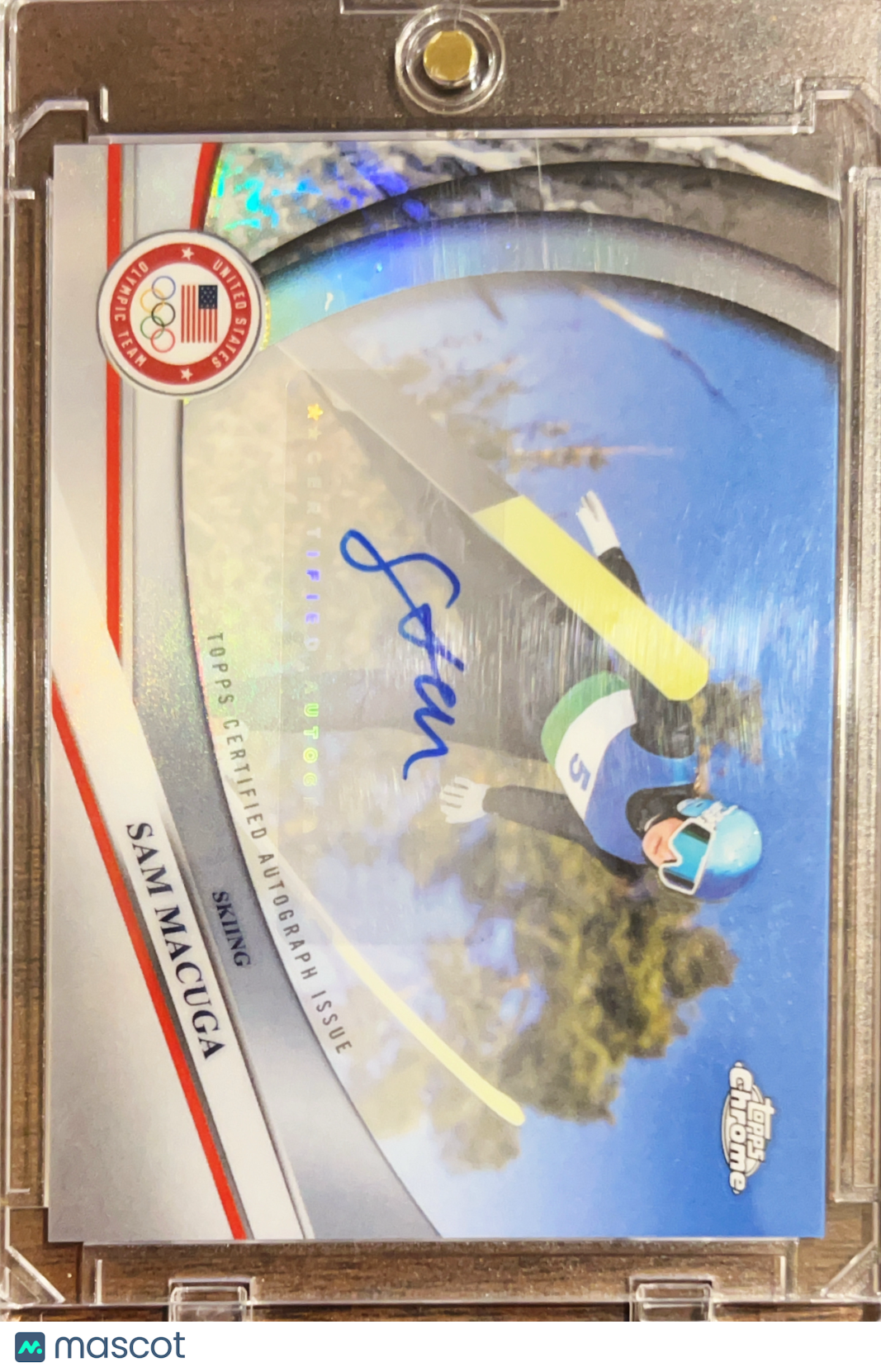 2026 Topps Chrome U.S. Olympics Sam Macuga #BCA-SMA