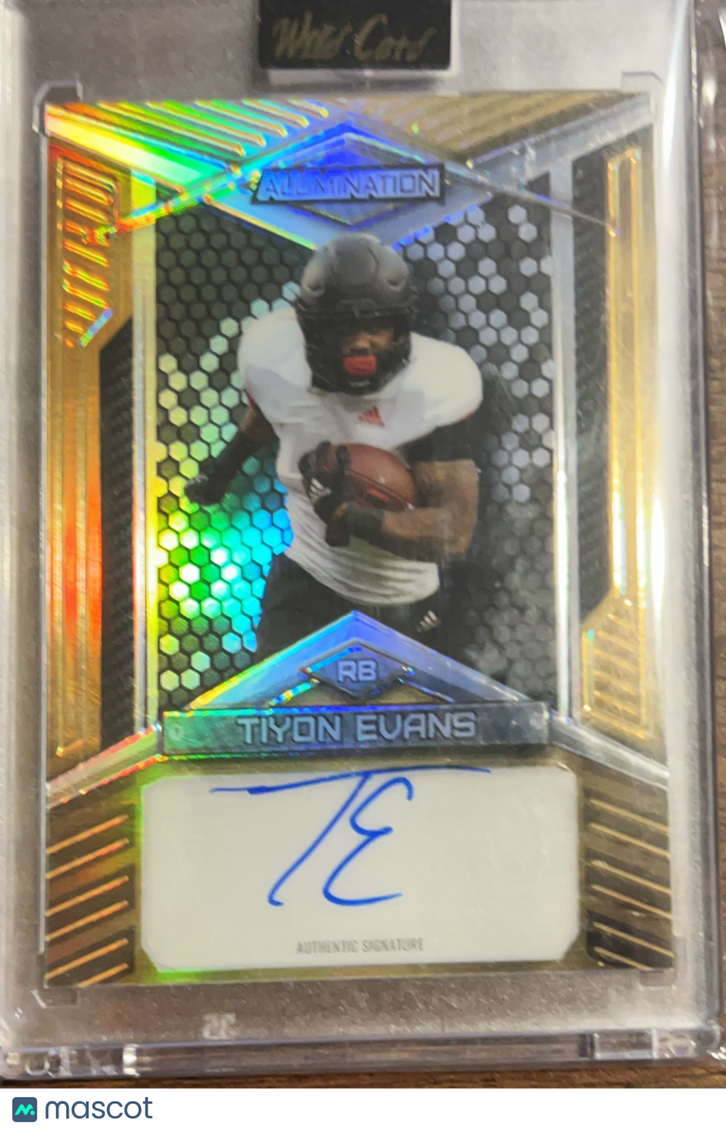2023 Wild Card Alumination Tiyon Evans #AB-110 Gold /50