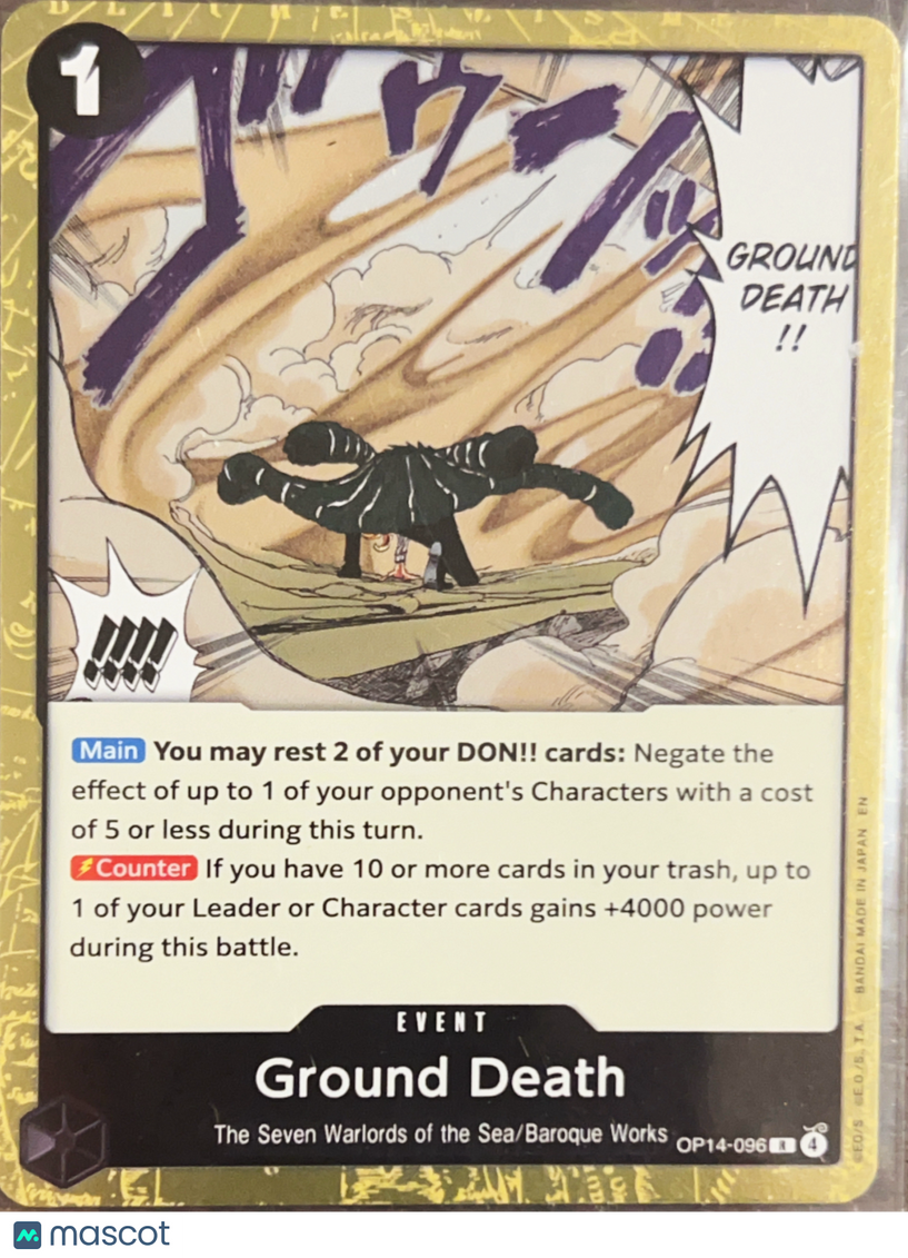 2023 One Piece Card Game Kingdoms of Intrigue Ground Death Event