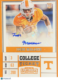 2014 Panini Contenders Draft Picks Josh Malone #257 RC