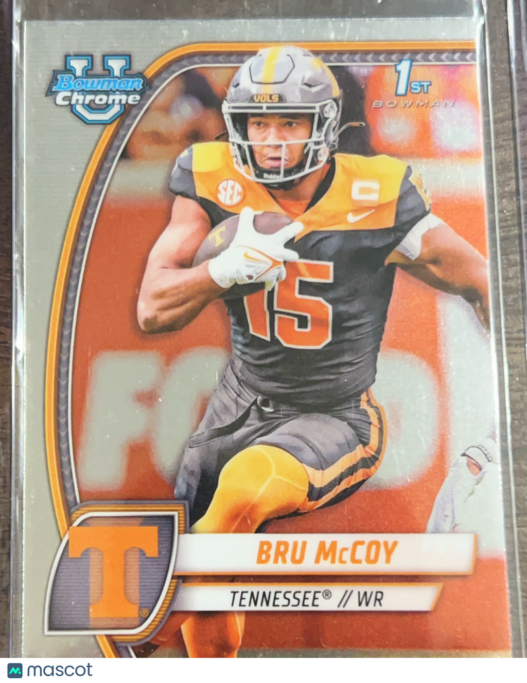 2024 Bowman Chrome University Bru McCoy #28 1st Bowman