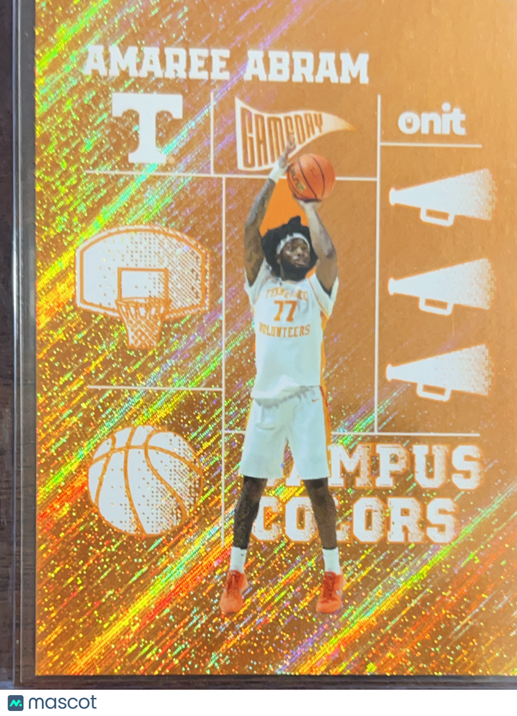 2026 ONIT Campus Colors Amaree Abram #CC-1 Orange Sparkle