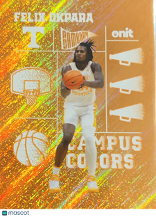 2025 Onit Campus Colors Felix Okpara #CC-4 Orange Sparkle