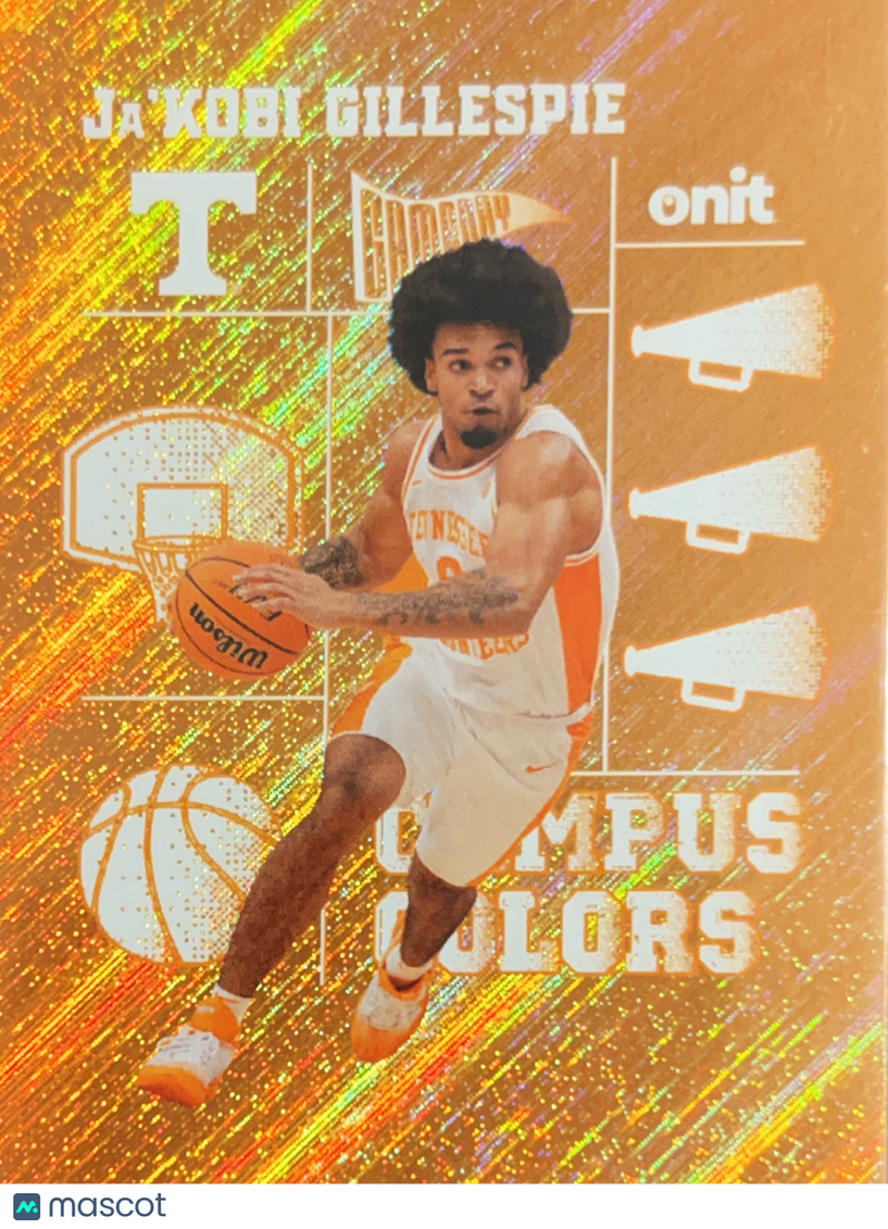2025 ONIT Campus Colors Ja'Kobi Gillespie #CC-5 Orange Sparkle
