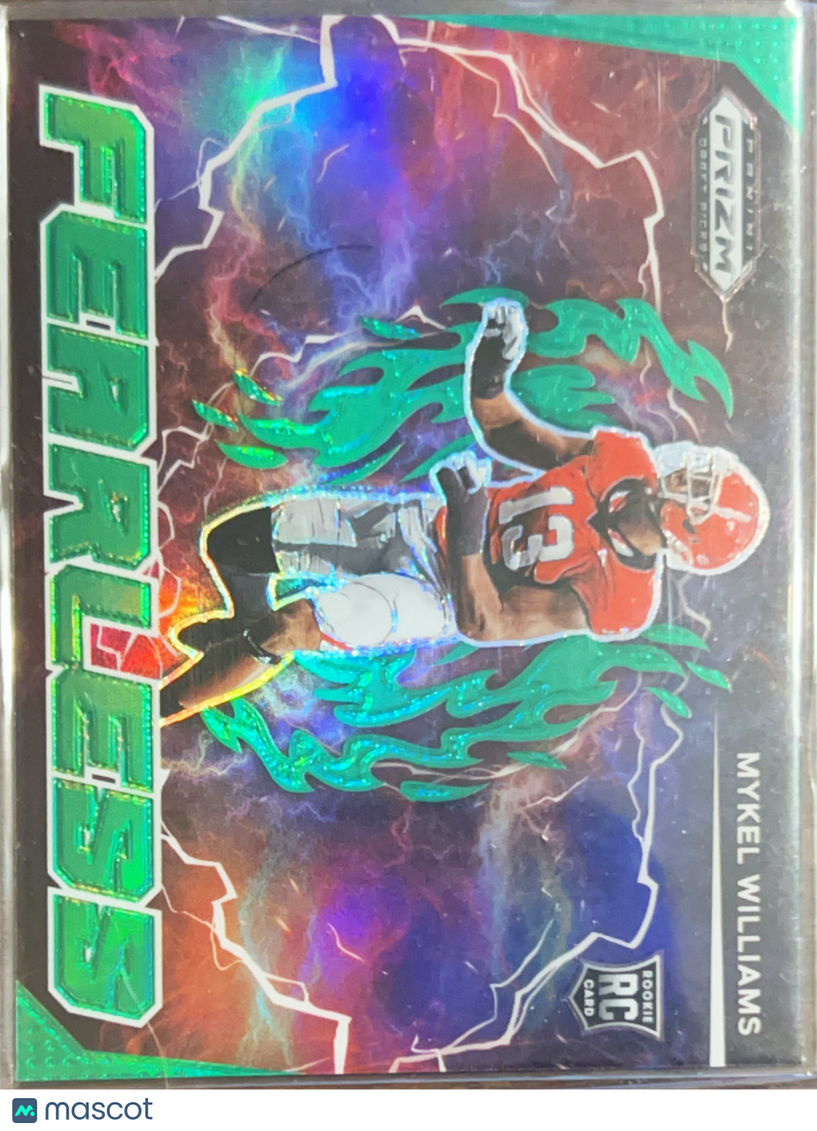 2025 Panini Prizm Draft Picks Fearless Mykel Williams #F-MWS Green RC