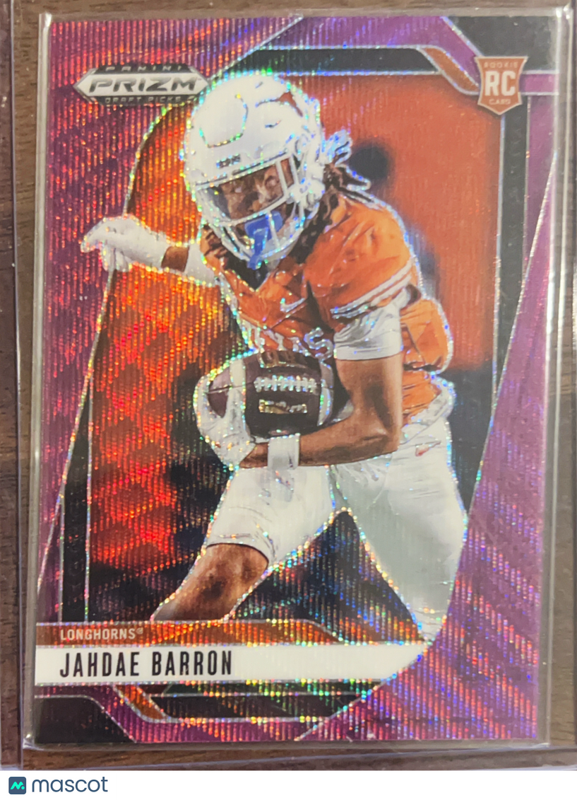 2025 Panini Prizm Draft Picks Jahdae Barron #124 Purple RC