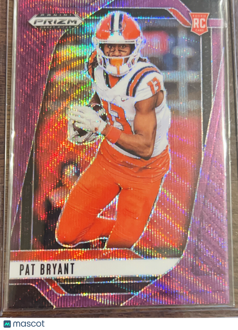 2025 Panini Prizm Draft Picks Pat Bryant #35 Purple RC
