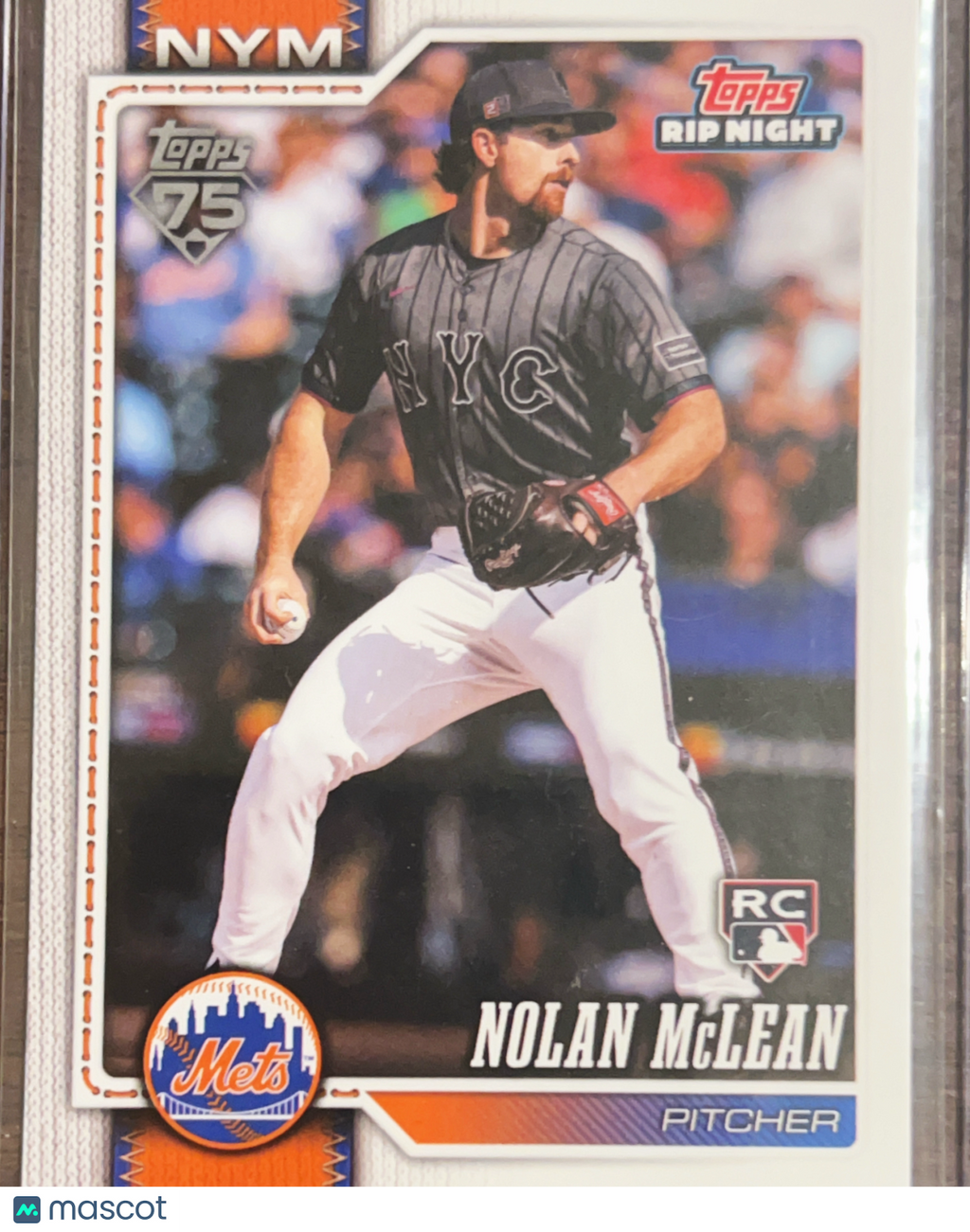 2024 Topps Rip Night Nolan McLean #BB21 RC