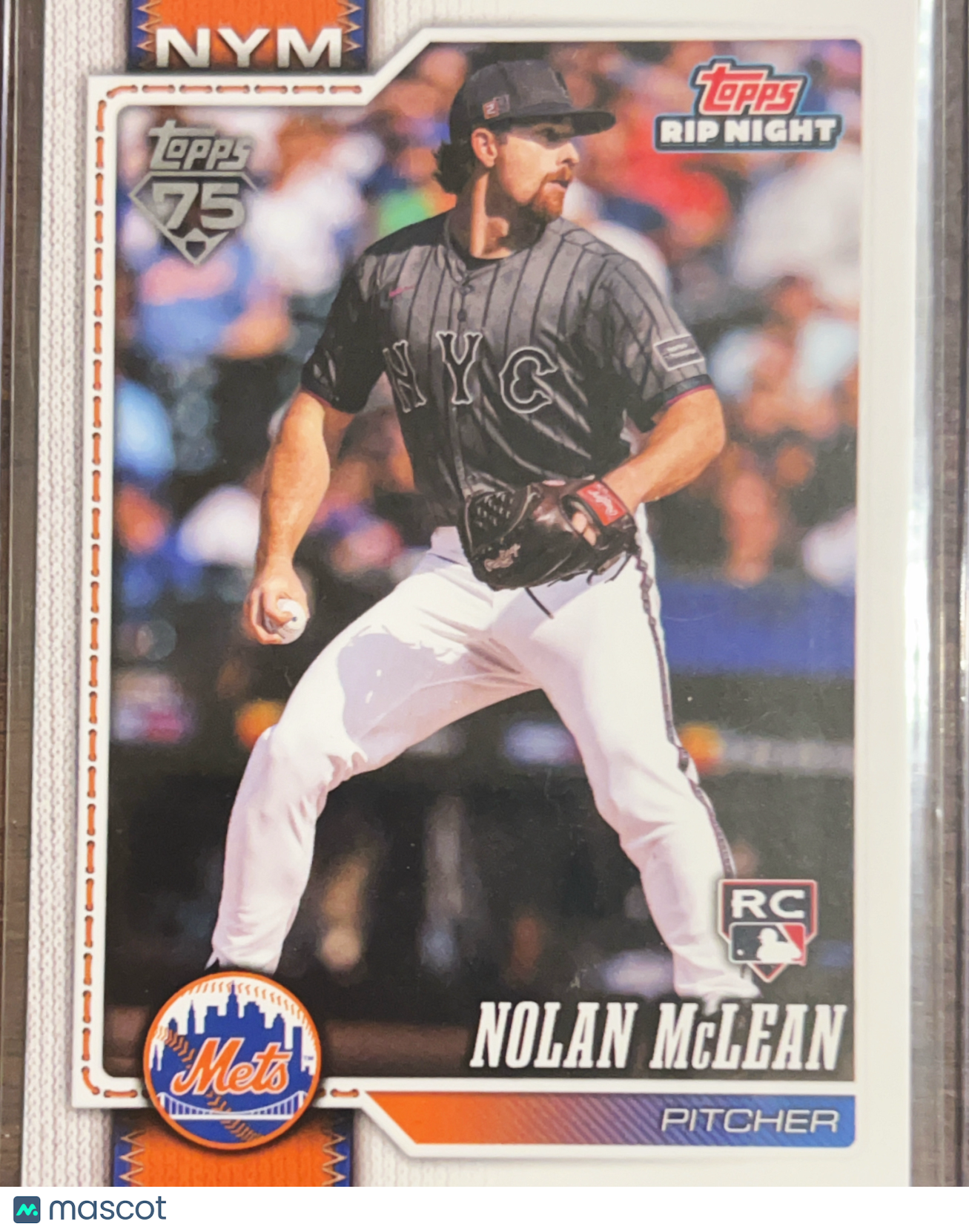 2024 Topps Rip Night Nolan McLean #BB21 RC