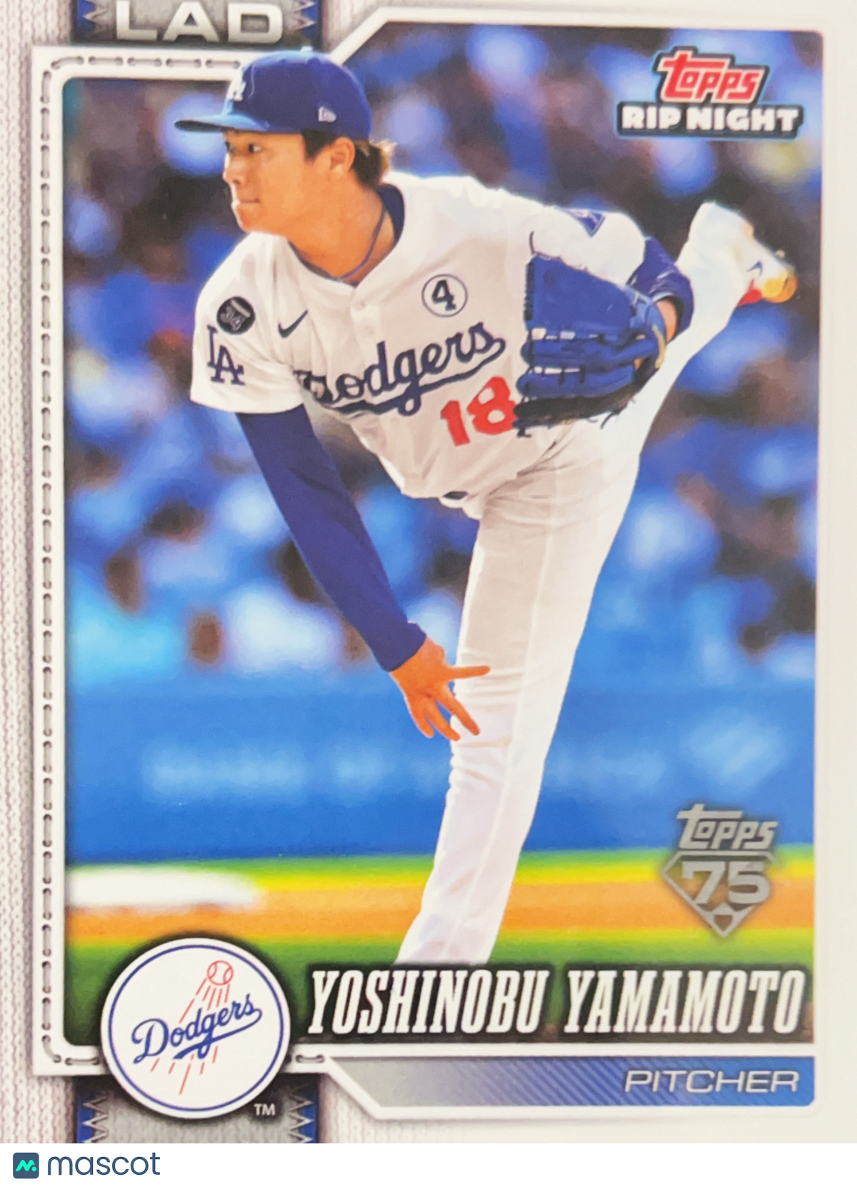 2026 Topps Rip Night Yoshinobu Yamamoto #BB15