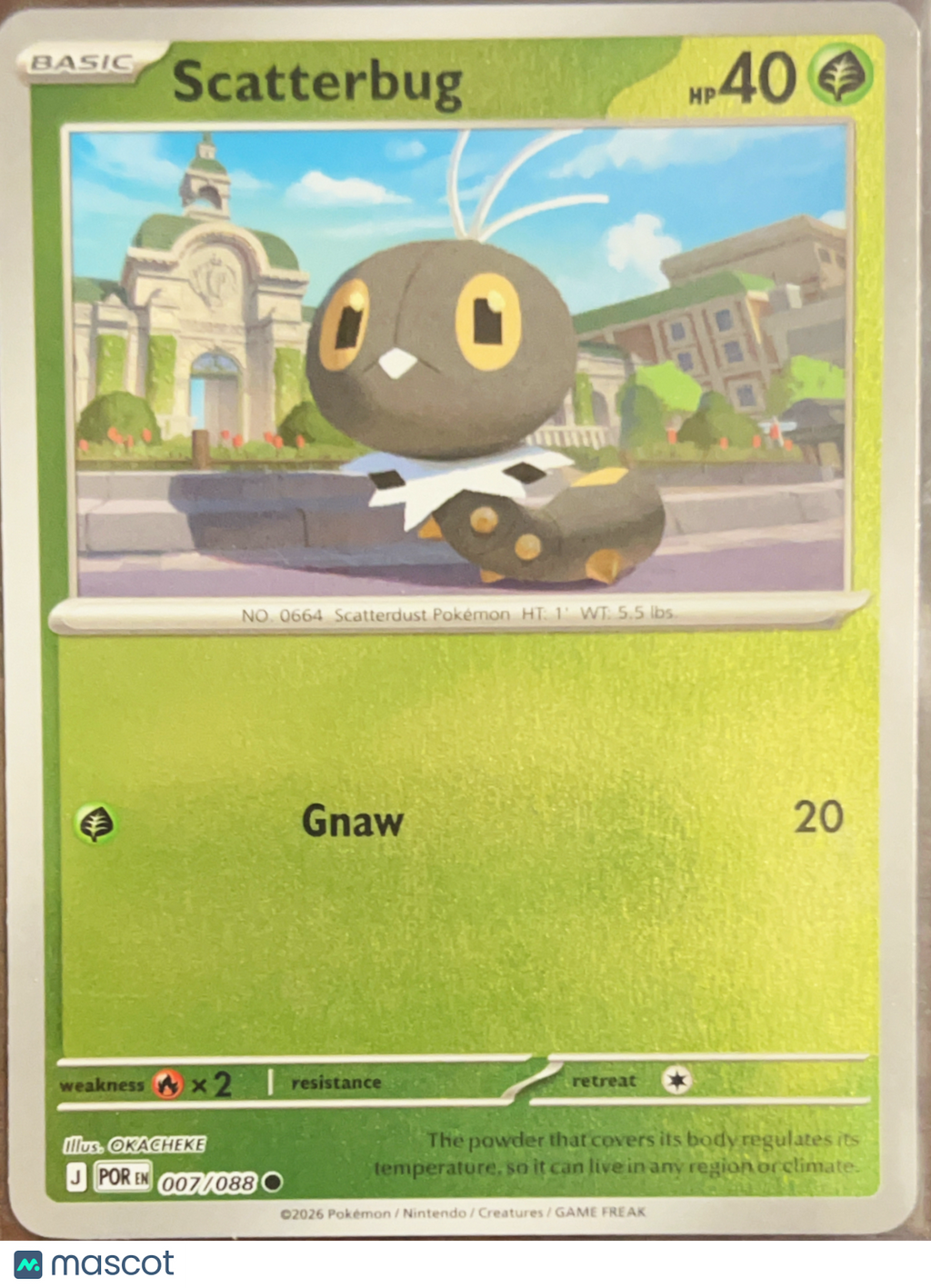 2026 Mega Evolution – Ascended Heroes Scatterbug #7/88