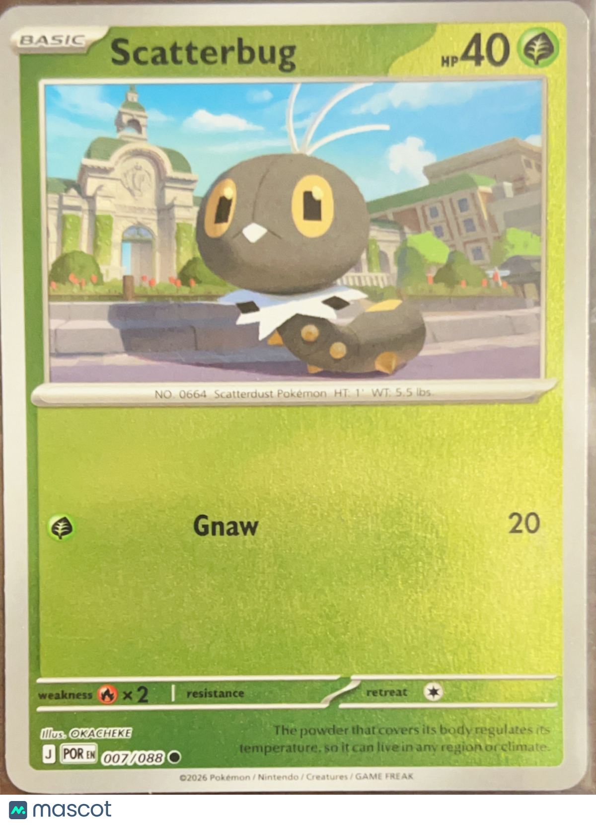 2026 Mega Evolution – Ascended Heroes Scatterbug #7/88
