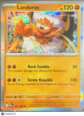 2024 Shrouded Fable Landorus Holo Rare #41/88