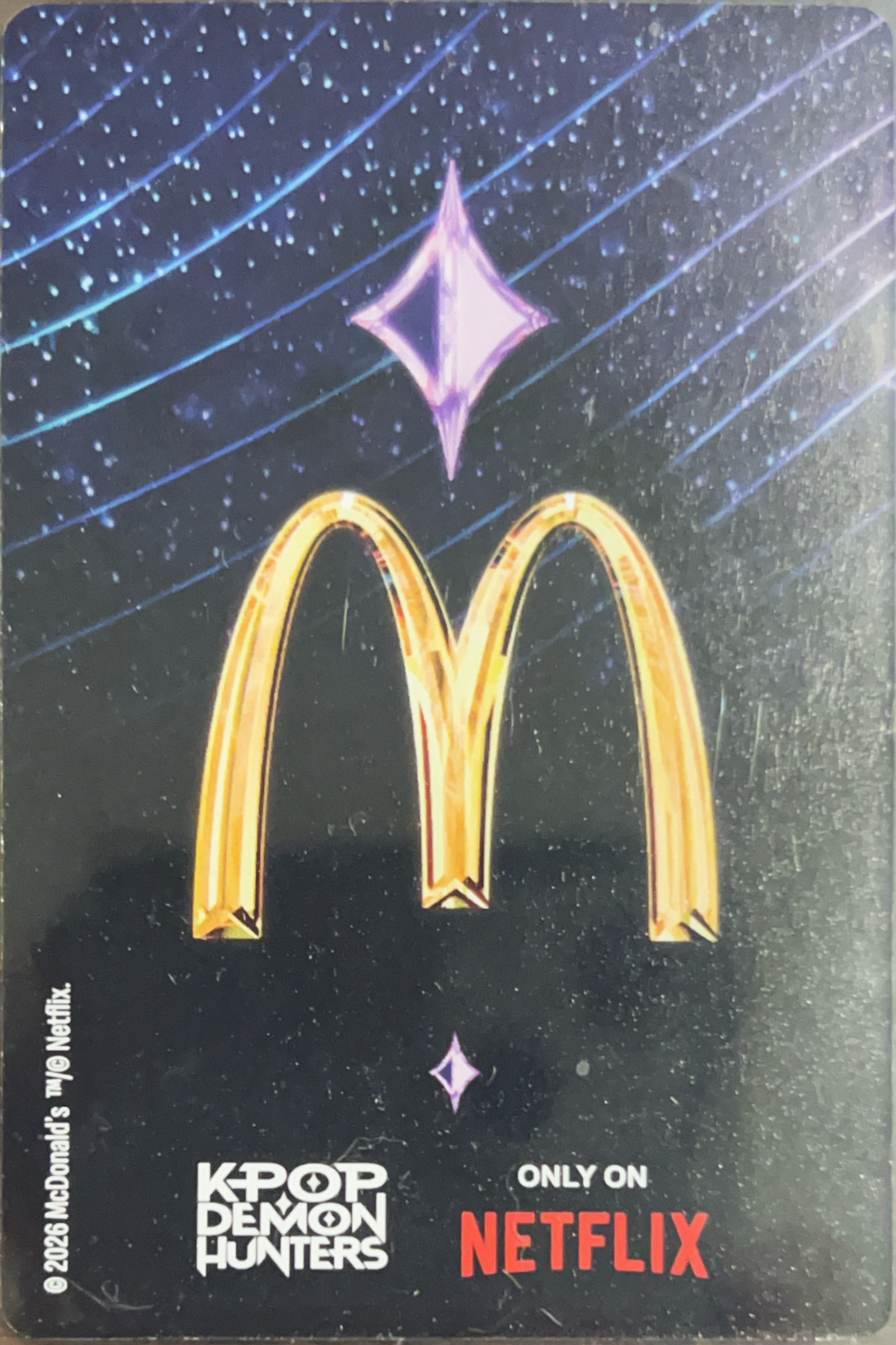 2026 McDonald's K-Pop Demon Hunters Zoey Holographic