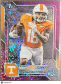 2025 Topps Bowman Chrome University DeSean Bishop #67 Pink Shimmer /225