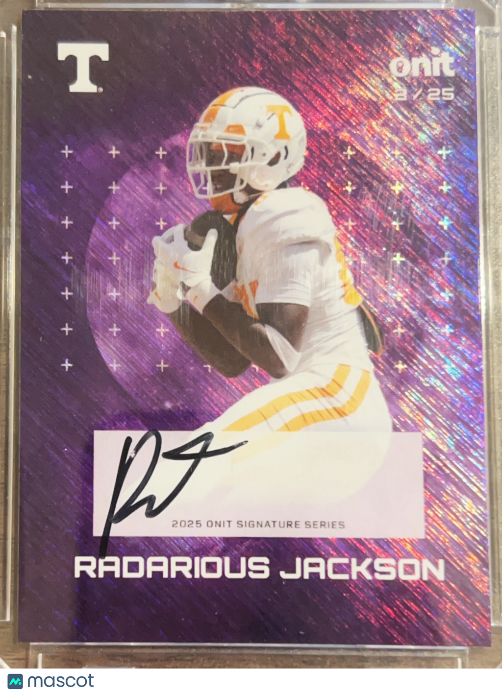2025 Onit Signature Series Radarious Jackson #S-14 Purple /25