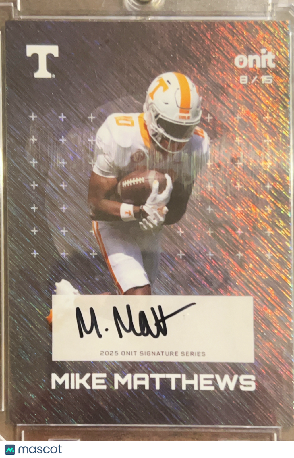 2025 ONIT Signature Series Mike Matthews #S-11 Holo /15 Auto