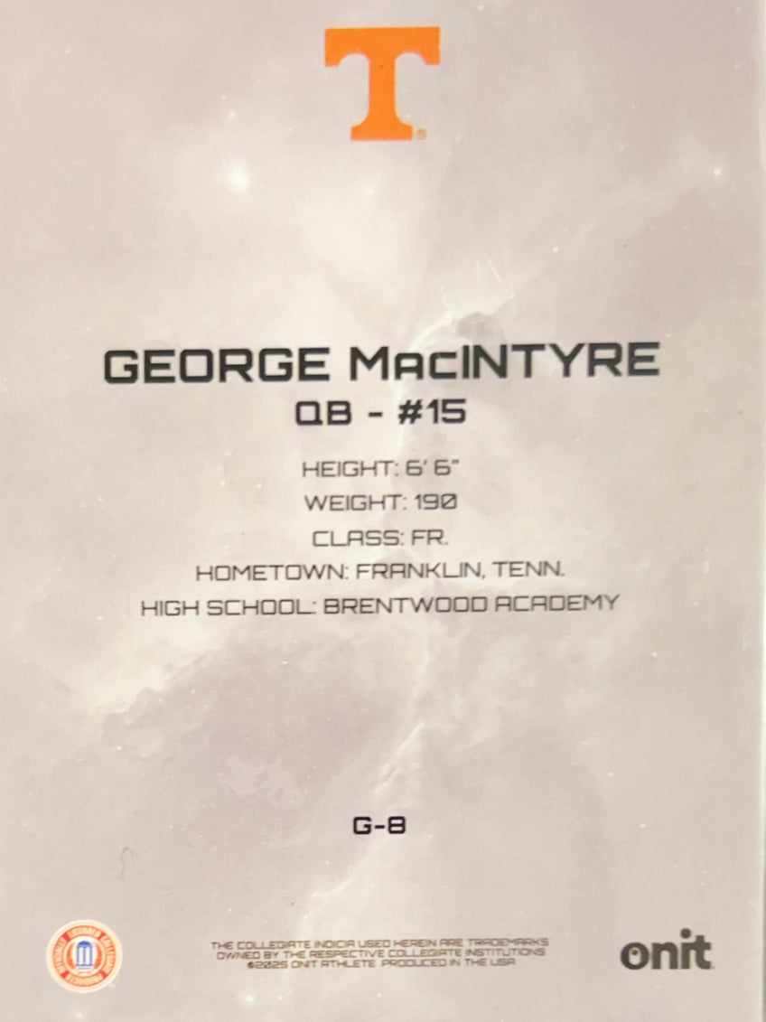 2023 Onit George MacIntyre George MacIntyre #G-8 Holo