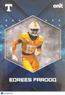 2025 Onit Tennessee Football Edrees Farooq #B-18
