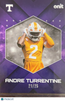 2025 Onit Tennessee Football Andre Turrentine #B-1 Purple /25