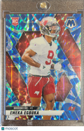 2025 Panini Mosaic Prizm Emeka Egbuka #376 Blue RC