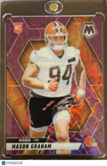 2025 Panini Mosaic Mason Graham #311 Pink Swirl RC /