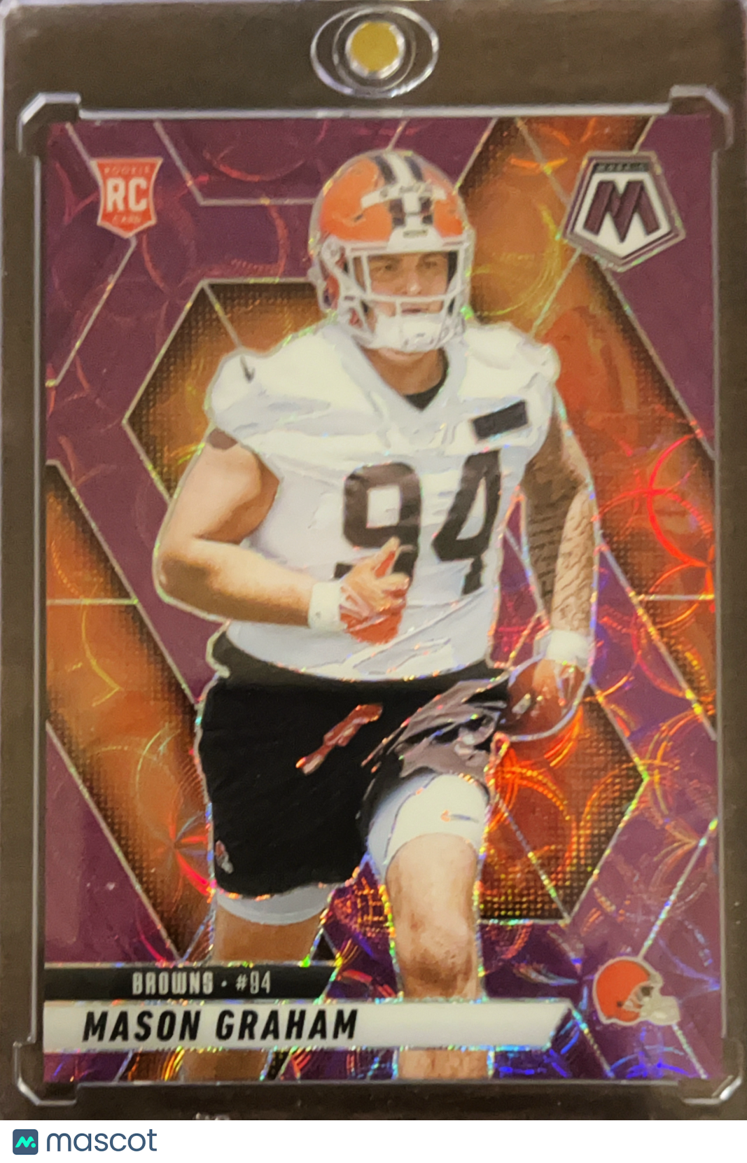 2025 Panini Mosaic Mason Graham #311 Pink Swirl RC /