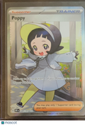 2023 Obsidian Flames Poppy Holo Secret Rare FA #220/197