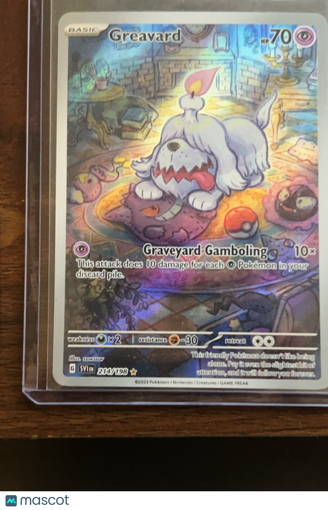 2023 Scarlet & Violet Greavard Illustration Rare #214/198