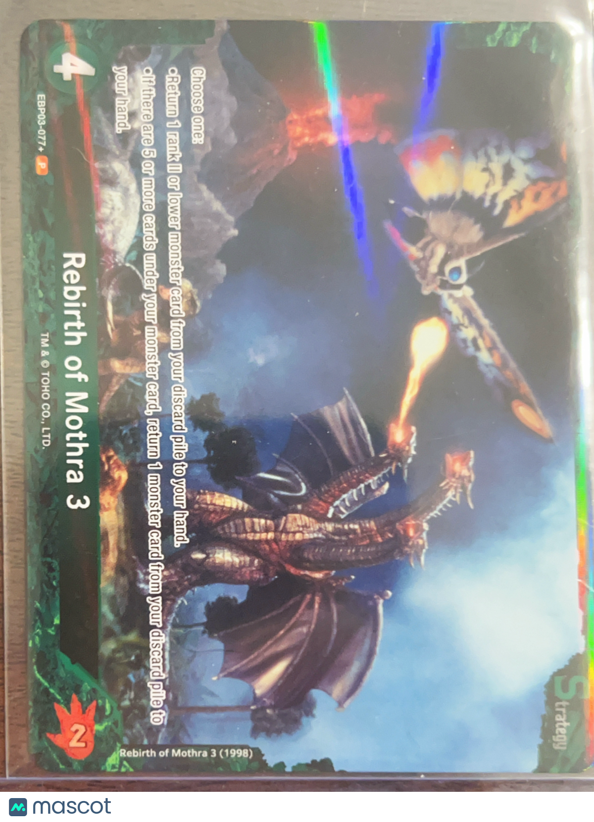 Resonance of Rivals Rebirth of Mothra (P) Holo #EBP03-77