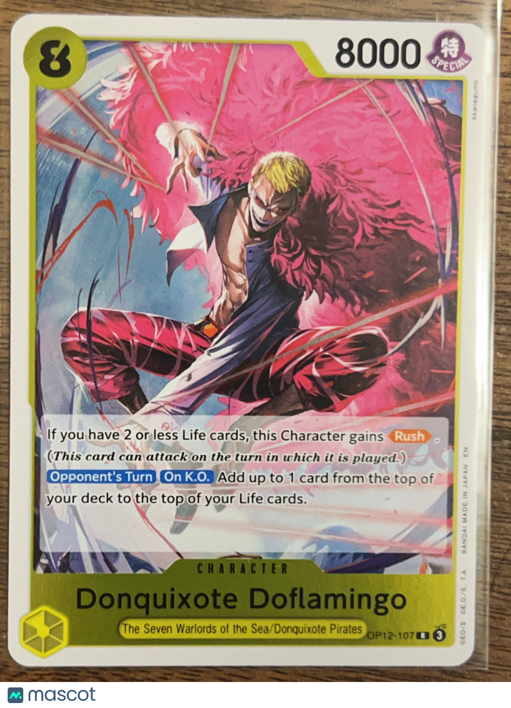 Legacy of the Master Donquixote Doflamingo Holo #OP12-107 R