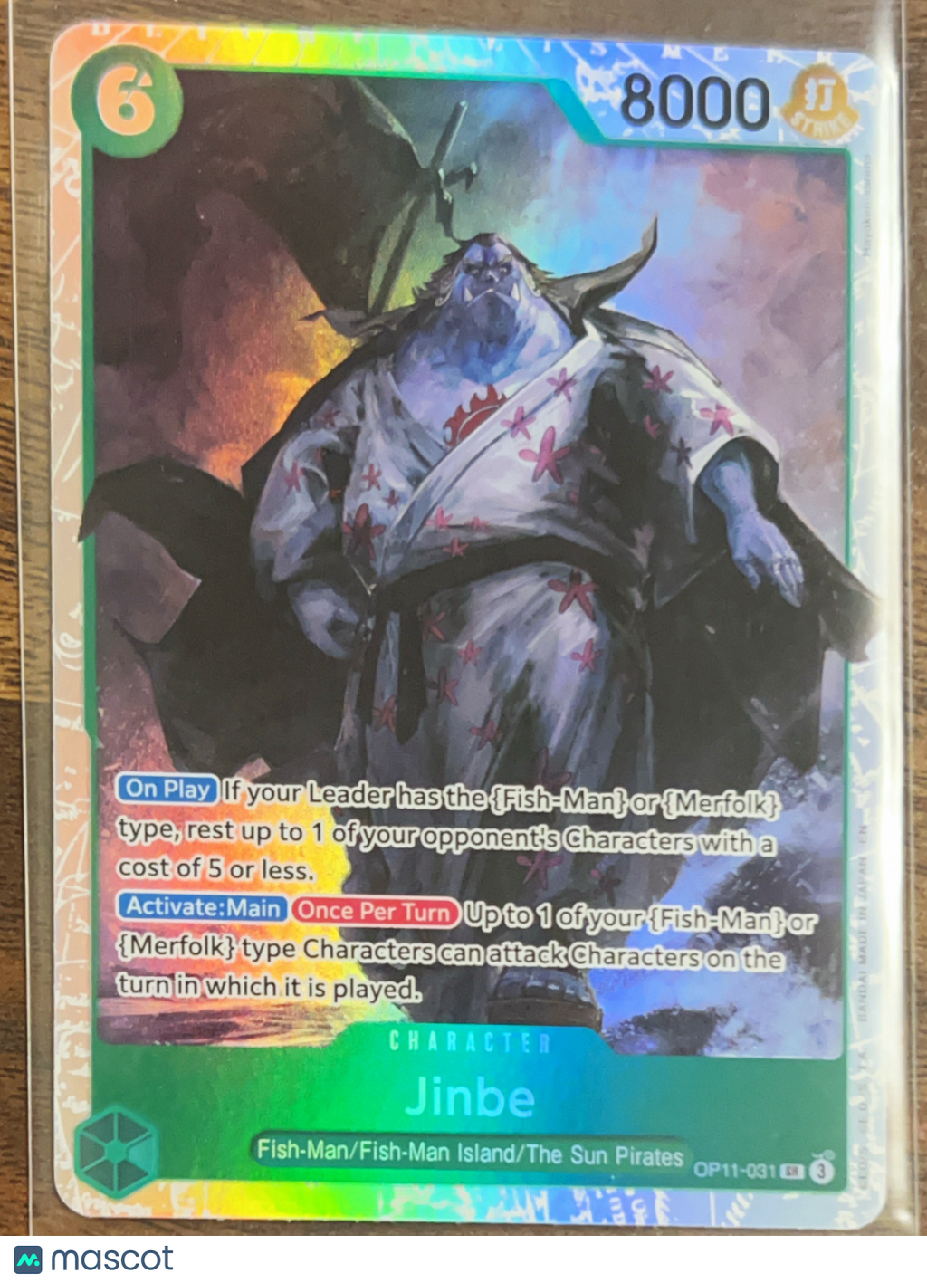 A Fist of Divine Speed Jinbe #OP11-031 SR