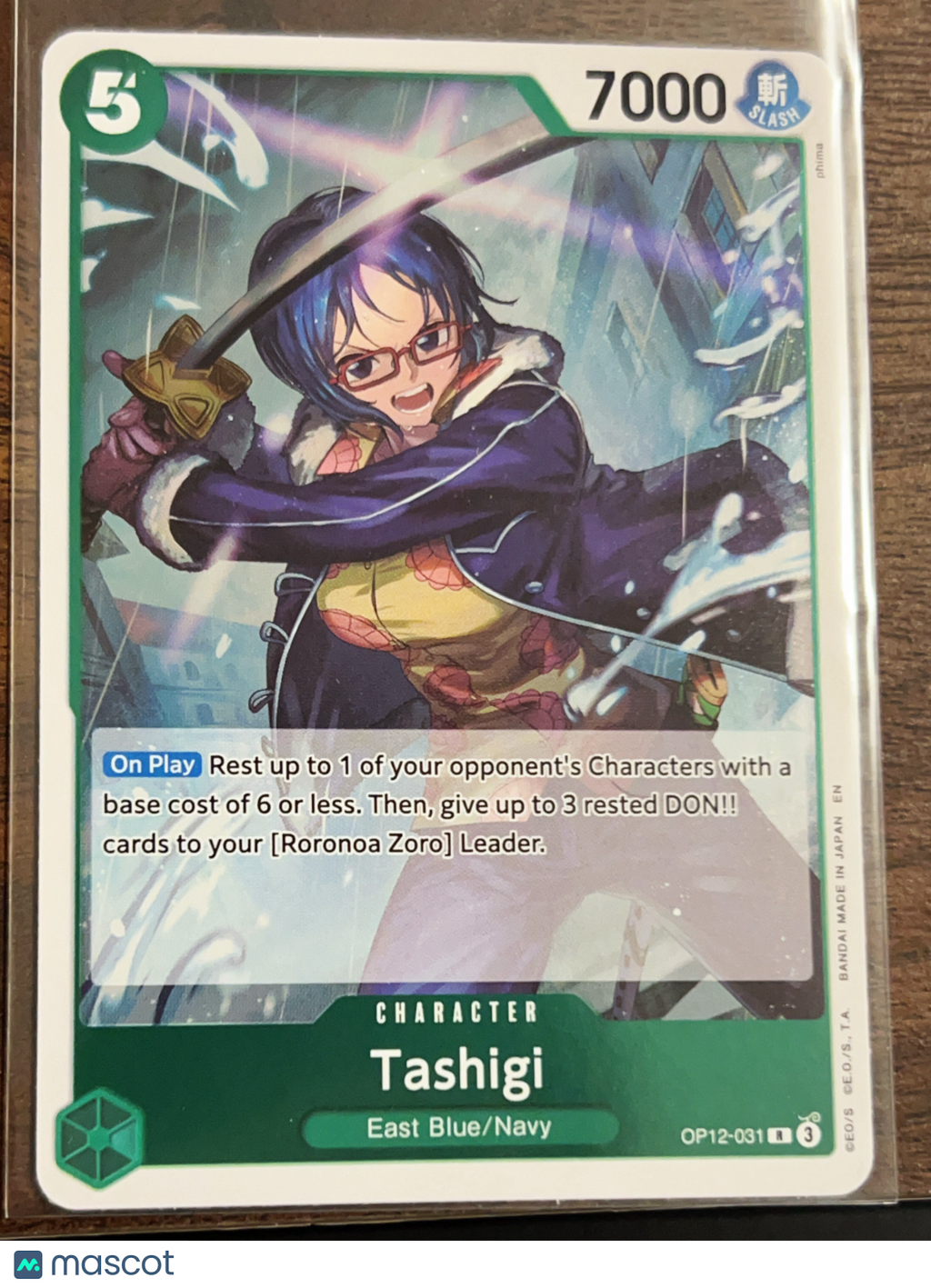 Legacy of the Master Tashigi Foil #OP12-031 R