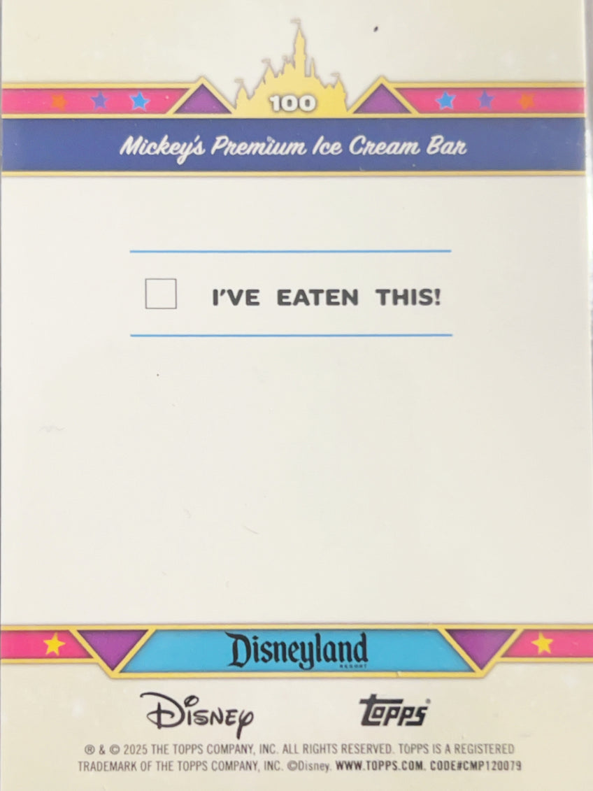 2025 Topps Disneyland 70 Snack Time #100