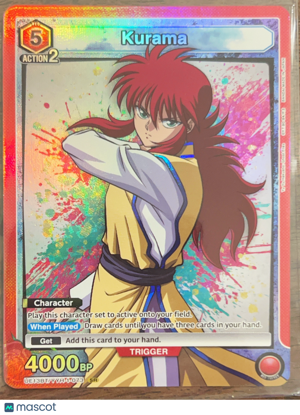 2024 Union Arena YuYu Hakusho Kurama Foil Super Rare #UE138BT/YYH1/073