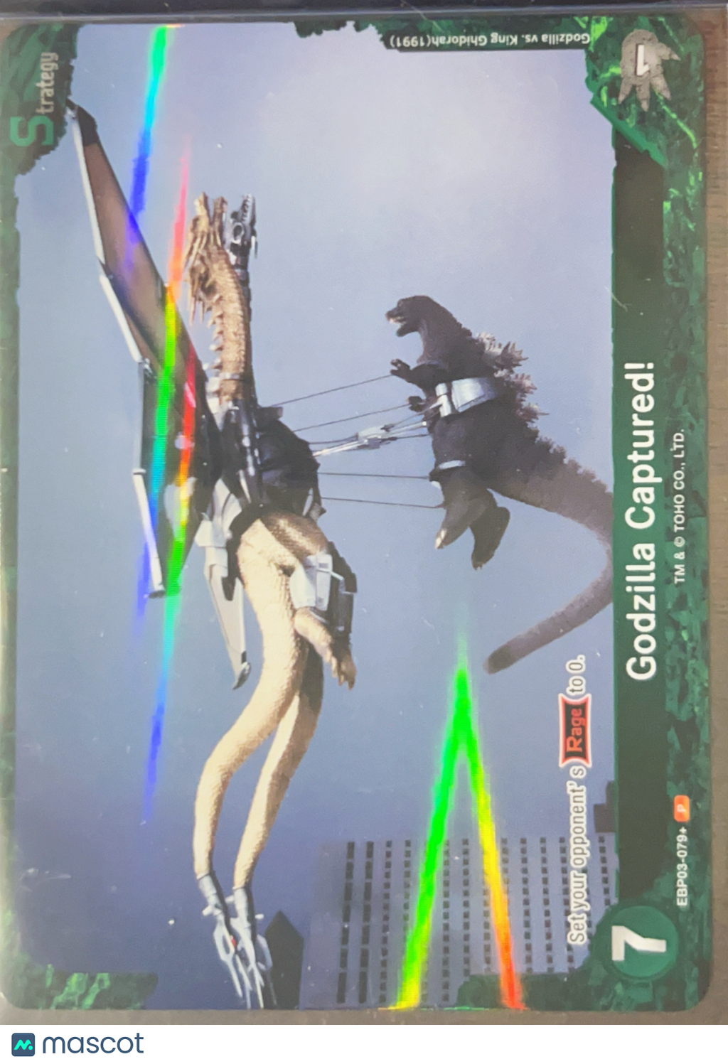 Godzilla Resonance of Rivals Godzilla Captured Foil #EBP03-079+ P