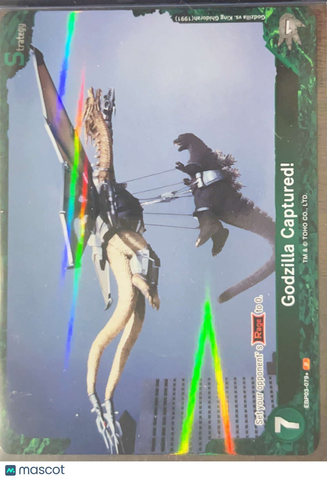 Godzilla Resonance of Rivals Godzilla Captured Foil #EBP03-079+ P