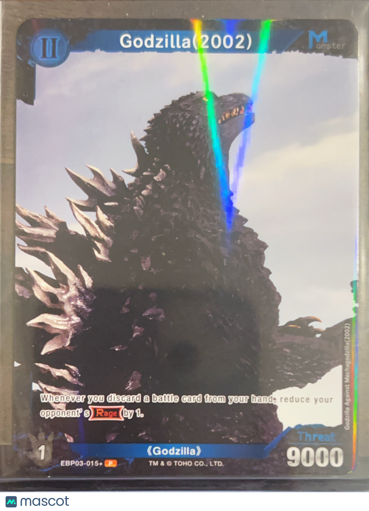Godzilla Resonance of Rivals Godzilla (2002) Holo Threat 9000 #EDP03-015+ P