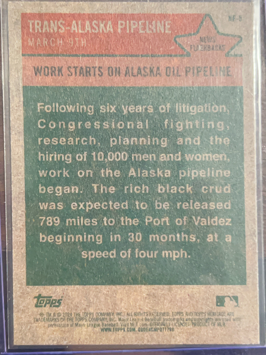 2024 Topps Heritage News Flashbacks #NF-8