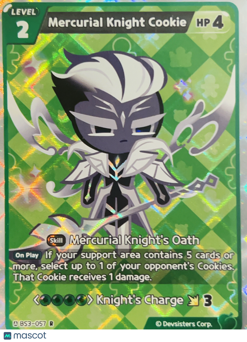2023 CookieRun Braverse BS3 Mercurial Knight Cookie Holo