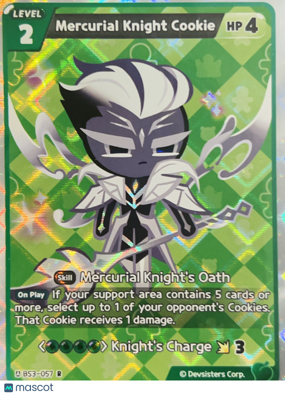 2023 CookieRun Braverse BS3 Mercurial Knight Cookie Holo