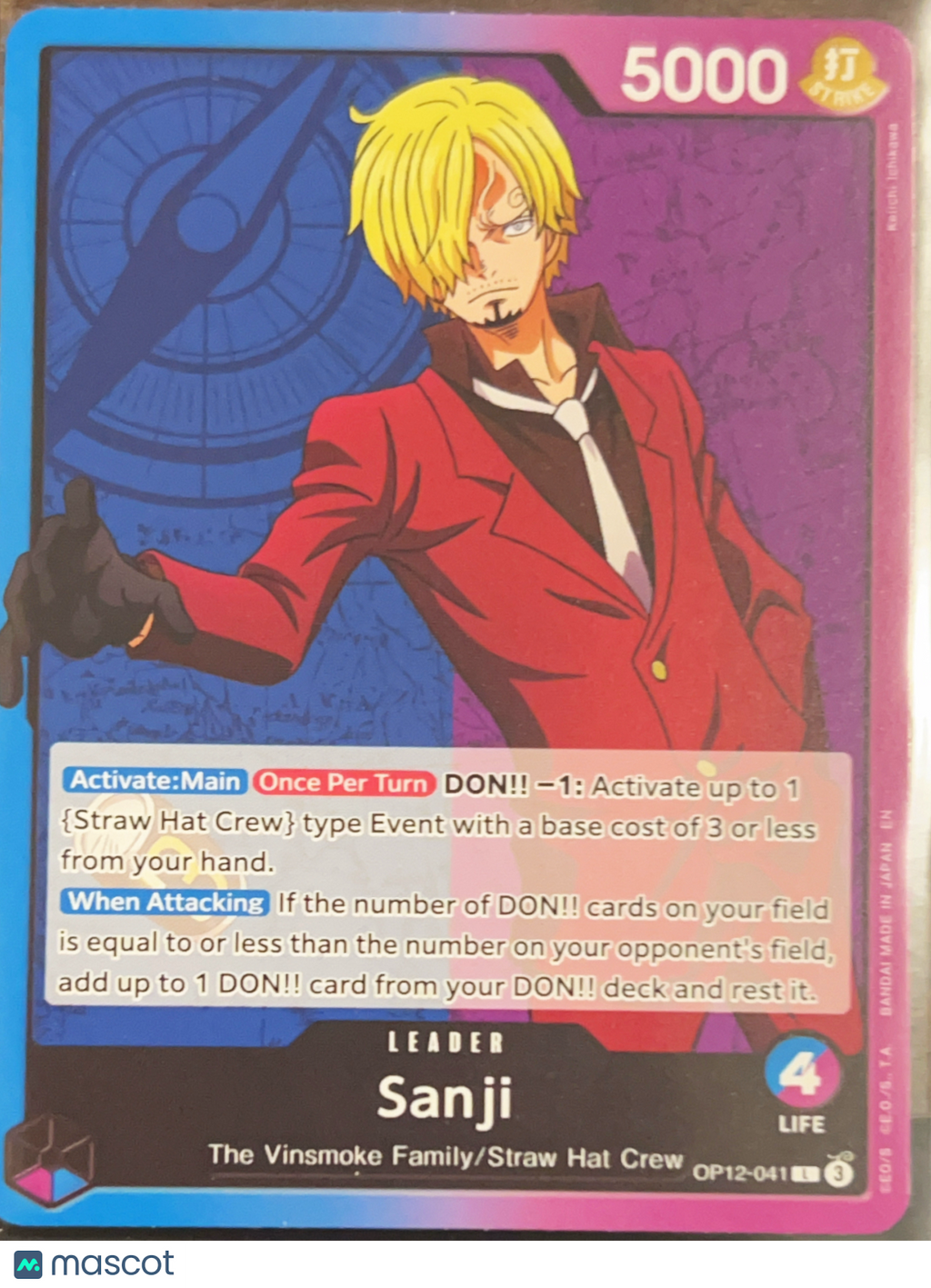 Pillars of Strength Sanji #OP03-041 L