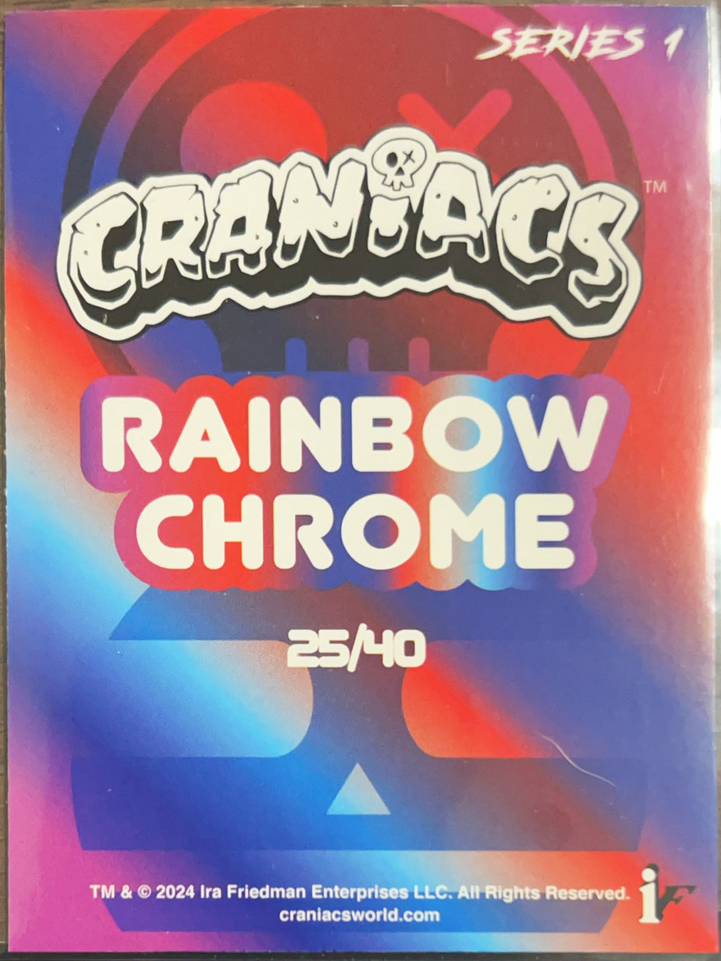 2024 Craniacs Series 1 Rainbow Chrome #25