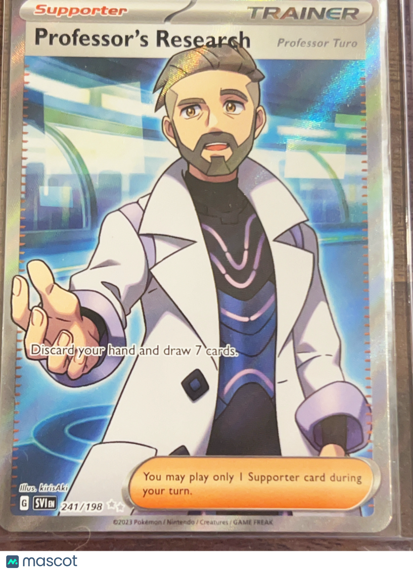 2023 Scarlet & Violet Professor's Research Holo Secret Rare FA #241/198