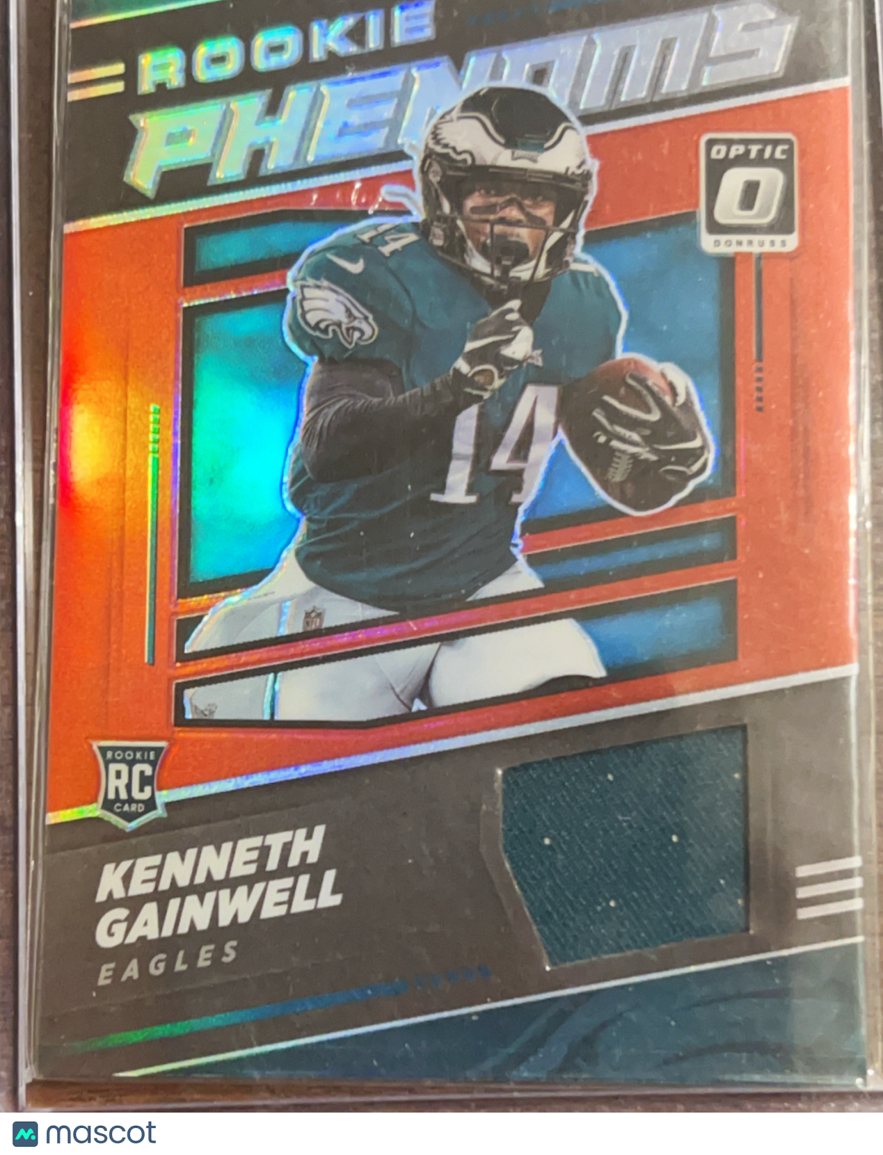 2021 Panini Donruss Optic Rookie Phenoms Kenneth Gainwell #RP-39 Mem RC