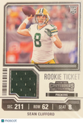 2023 Panini Contenders Rookie Ticket Sean Clifford #TS31 Mem RC