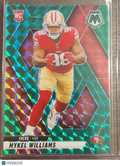 2025 Panini Mosaic Prizm Mykel Williams #307 Green RC